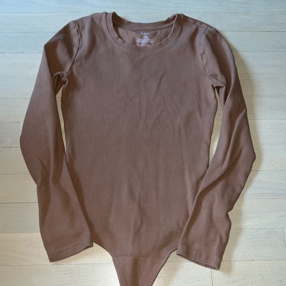 Nuuds ribbed bodysuit cinnamon small - Picture 4 of 6